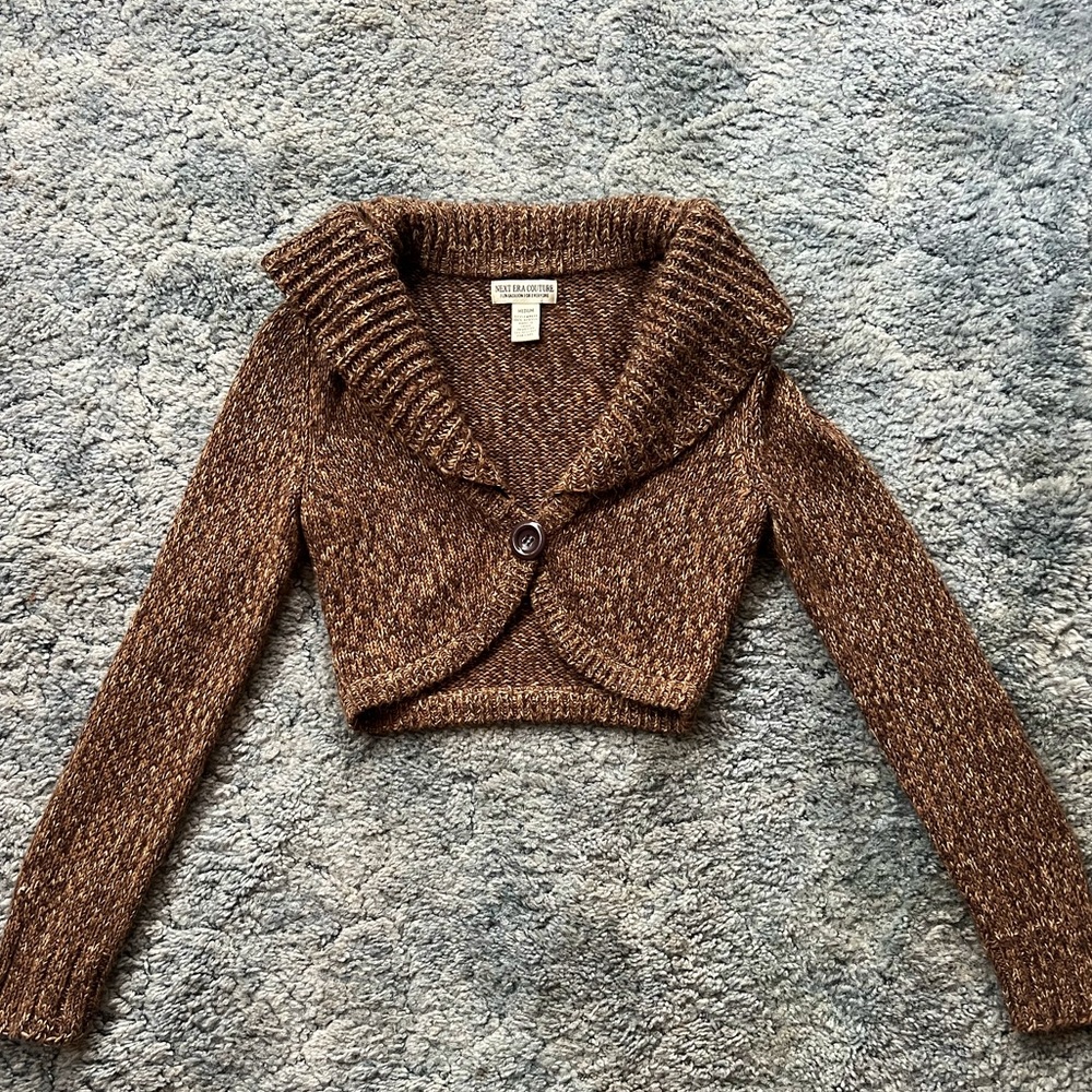 90s Cropped Cardigan